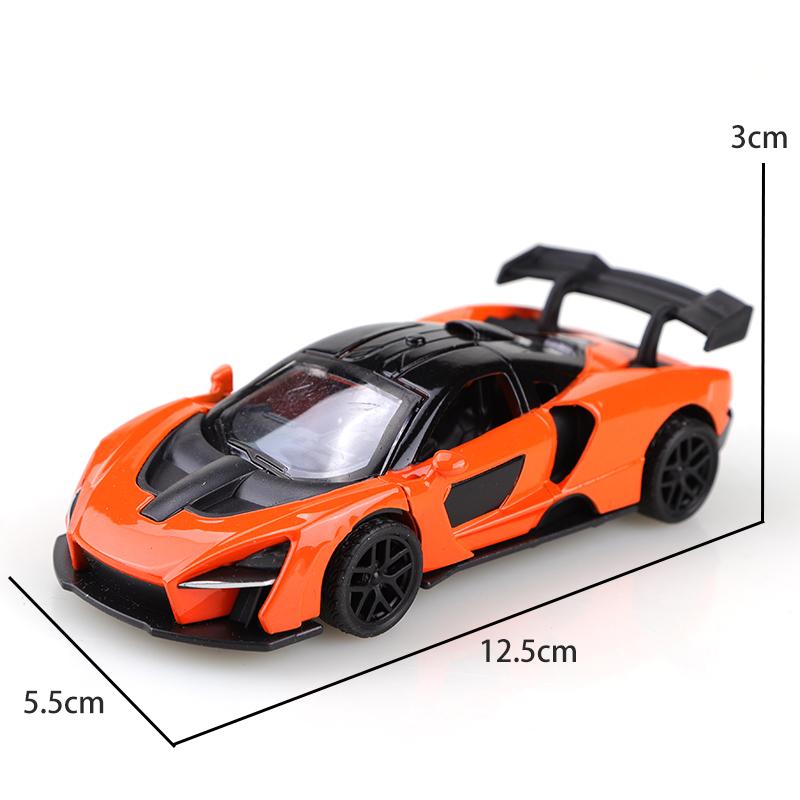 (Bagged) 1:36 Senna Alloy Pull-back Racing Car, Simulation 1.36 Alloy Pull-back Racing Car, Boy's Toy