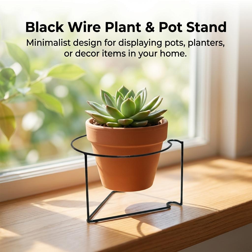 Wall Mounted Flower Shelf For Balcony Garden Plant Stand Space Saving Metal Coating