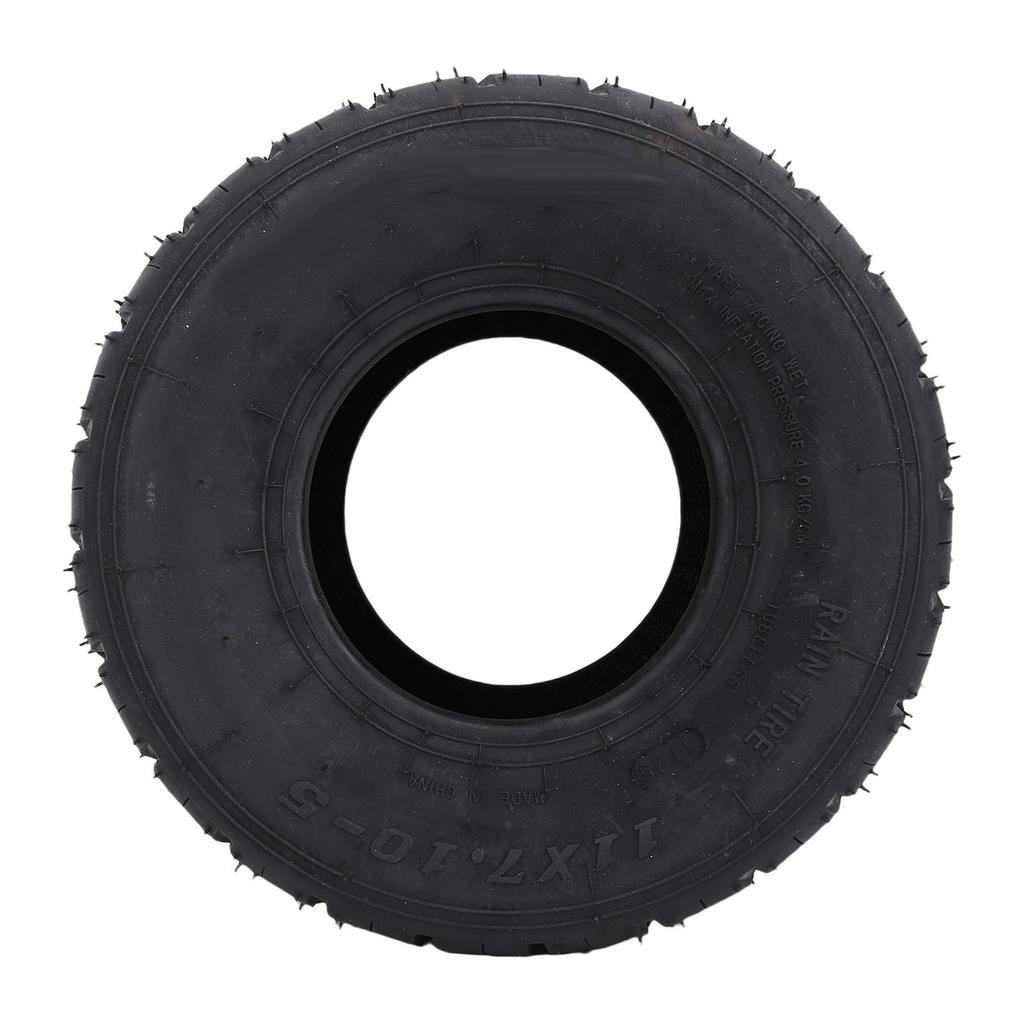 Go Kart Rear Wheel Tire Tubeless Rain Rubber for ATV UTV Quad Bike 11x7.10 5 5in Dia