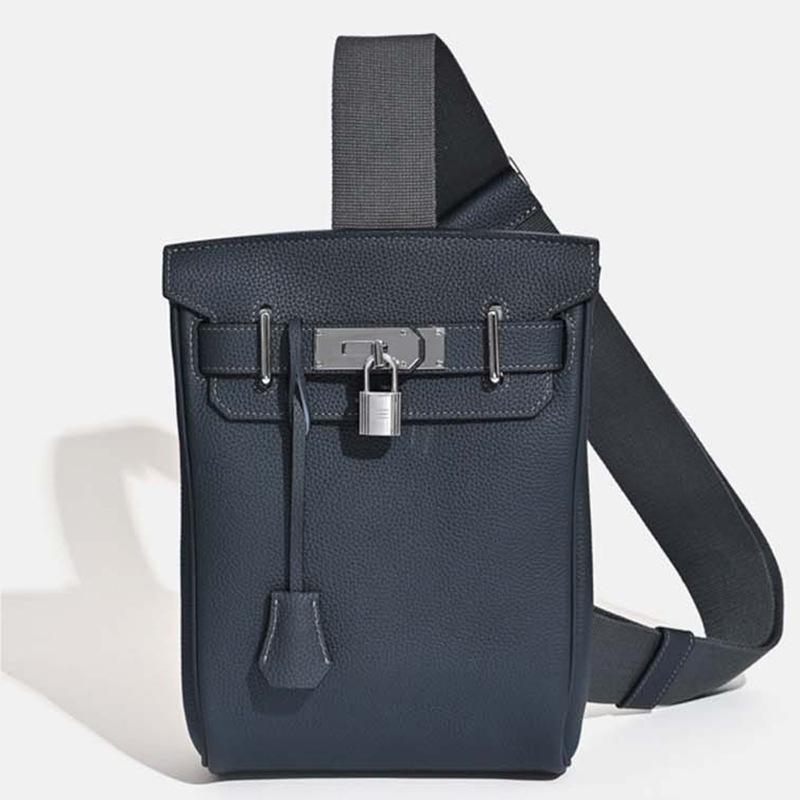 Sexy ladies trend market Nieuwe tas unisex borsttas hoge kwaliteit eerste laag rundleer schoudertas crossbody pendeltas heuptas dames 17*8*27cm