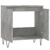Bathroom Cabinet Concrete Grey 58 x 33 x 60 cm Engineered Wood
