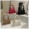 Fashiable Korean Versi PU Shoulder Bag Versatile Fresh Solid Color Handbag Crossbody Bags Tote Exquisite Craftsmanship Women