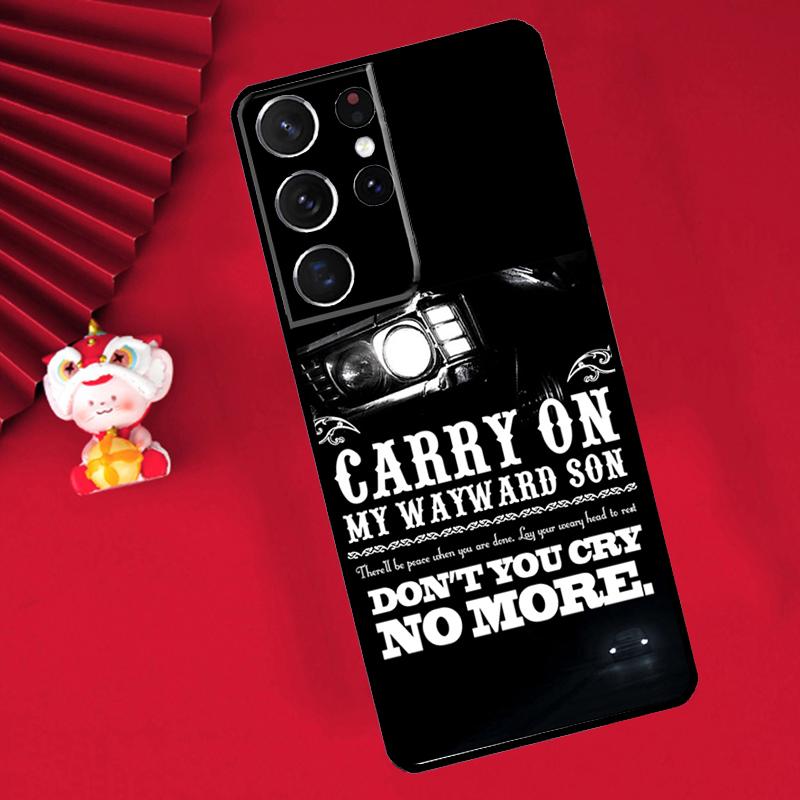 Supernatural CARRY ON WAYWARD SONS Case For Samsung Galaxy S24 S23 S25 S26 Ultra S20 FE S21 S22 Plus S10 S25 FE Cover Funda