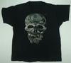 Rare VTG UBER TEES Gothic Metal Skull 1984 Single Stitch T Shirt 80s 90s Black