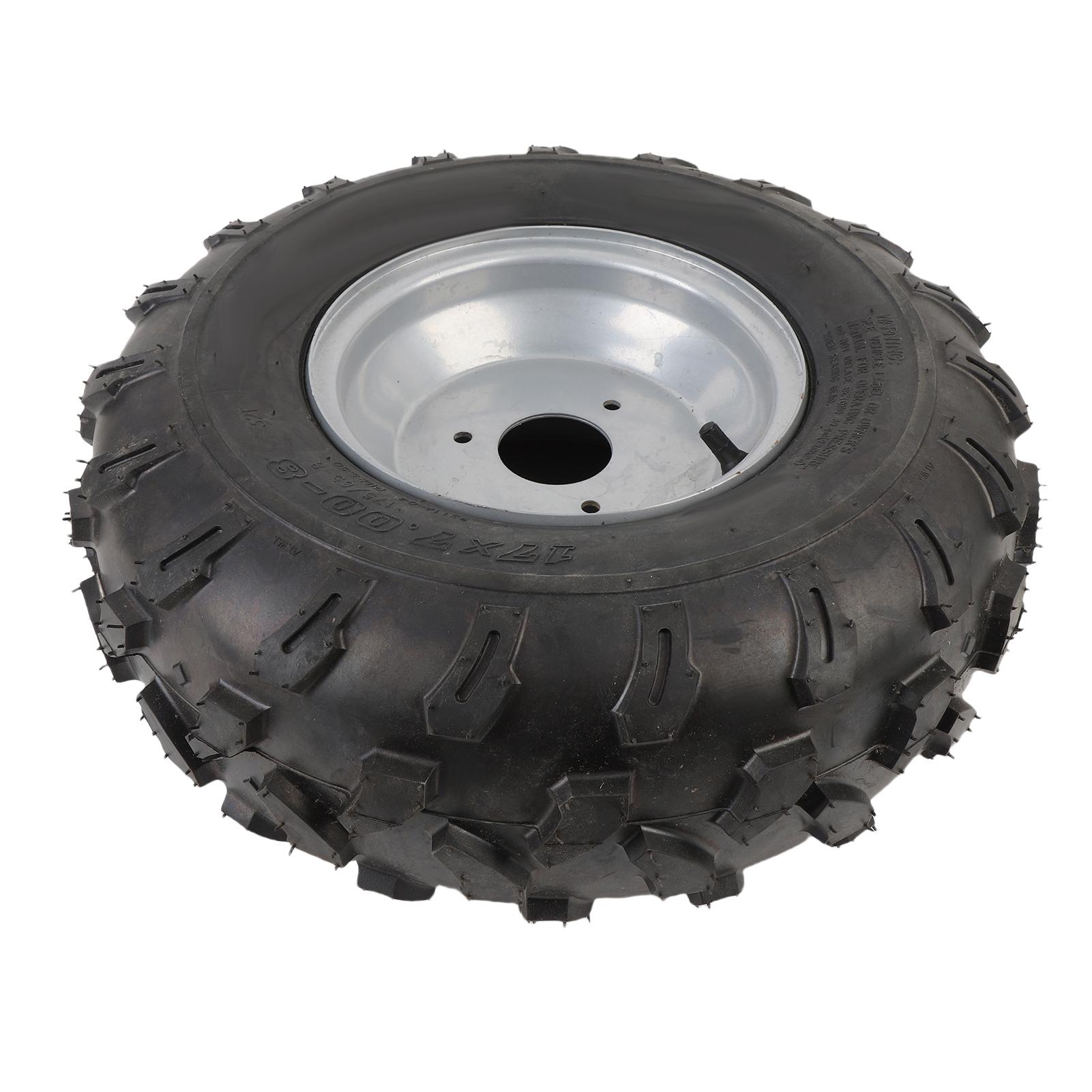 

Шина 17X7.008 с 3-дырочным диском 6PR Отличное сцепление с дорогой 8 дюймов Шина и колесо для квадроцикла UTV для картинга