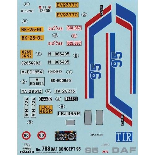 Italeri 788 1/24 DAF 95 Master Truck