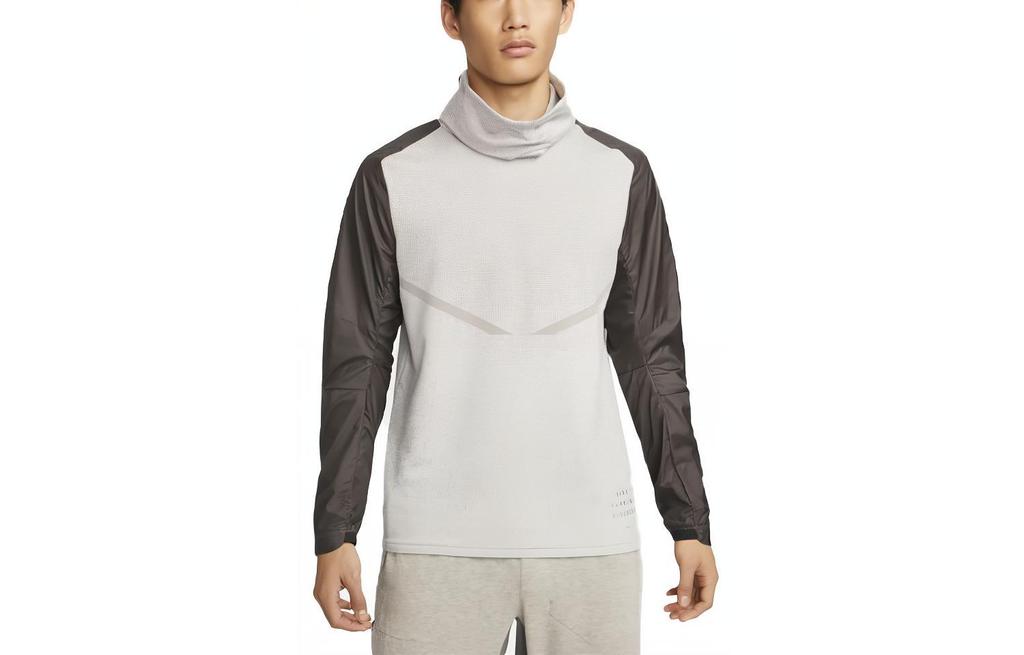 Nike THERMA FIT ADV T Shirts Men's Cave Stone Turtleneck Moderate Straight Fit DM4629-289