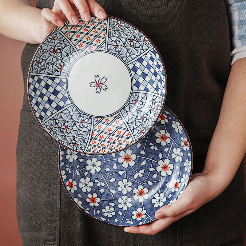 Ruhan Floral Bone China Dinner Plates