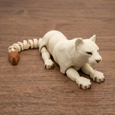 Funny Lion Statues Creative Articulated Lion Figurine Gifts Desk Lion Decorations  Desktop Use