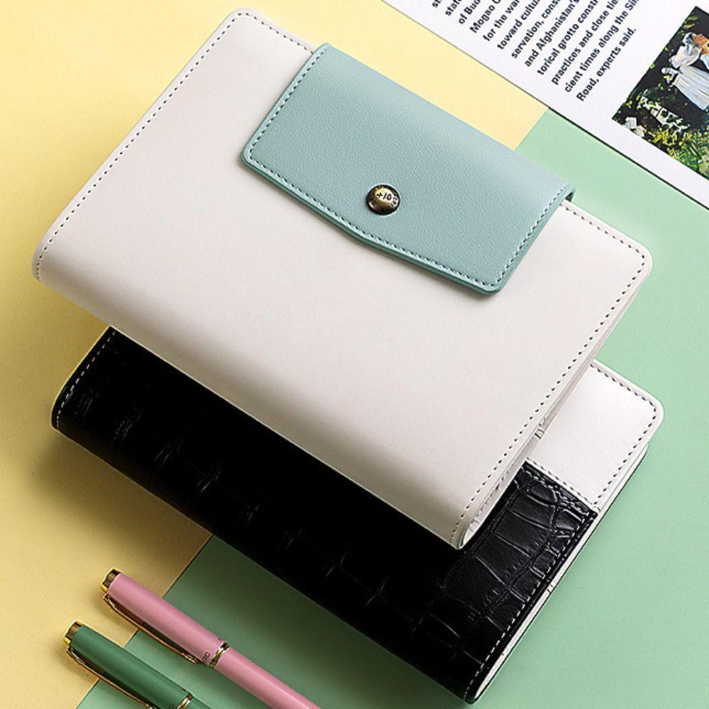 PU Leather A6 Budget Binders Set A6 Envelope Planner Envelope Challenge Notebook Event Notepad