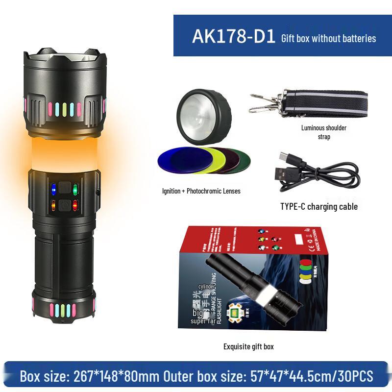 

Pailide AK178-D1 High-Power White Laser Flashlight Kit
