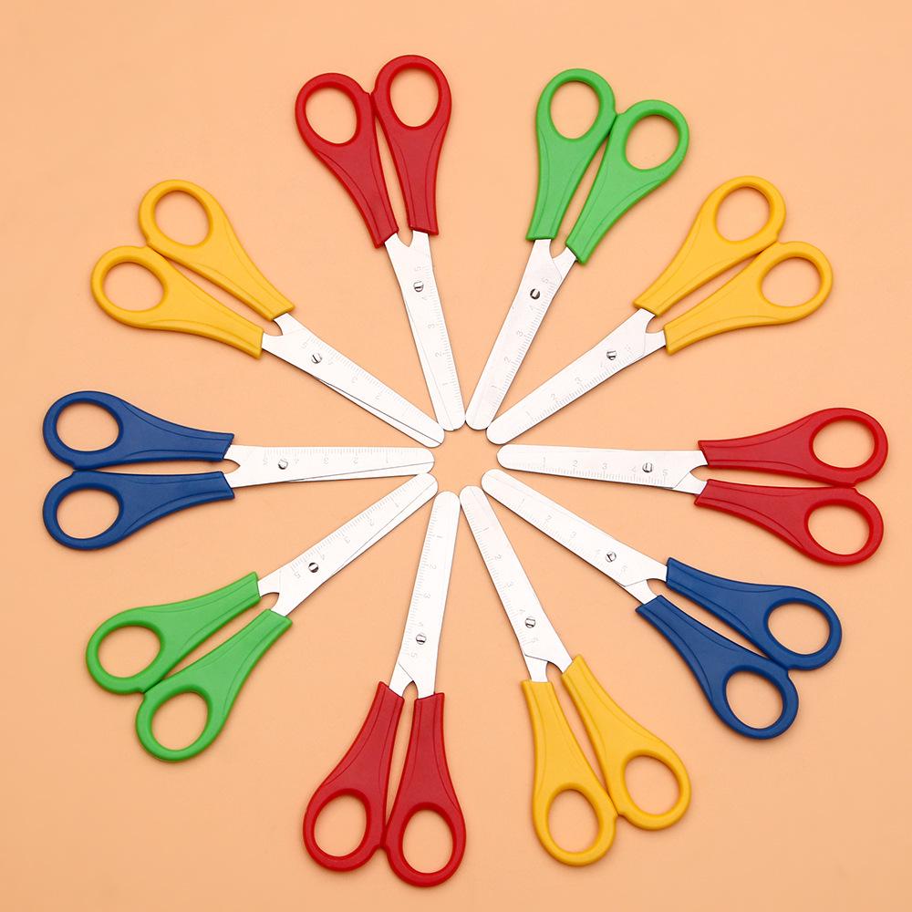 Student-Friendly Round-Tip Safety Scissors for DIY and Crafts