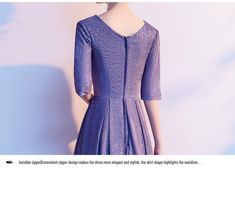 Elegantes rotes Abendkleid für 2025: Bankett-Gastgeber und Bühnenkleidung