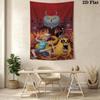 Adventure Time Pattern Home Decor Tapestry, Wall Hanging, Decorative RV Wall Cloth.MGT0918419