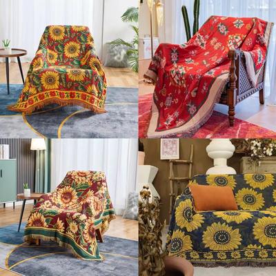 Thickened American Country Style Sofa Cover Retro European Blanket Non-Slip Carpet Sofa Cover Sofa Towel Full Covered