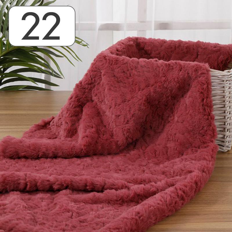 25x50cm Embossed Microfiber Plush Faux Fur Fabric Imitation Rabbit Fur Fabric For DIY Doll Garment Patchwork Sewing Material
