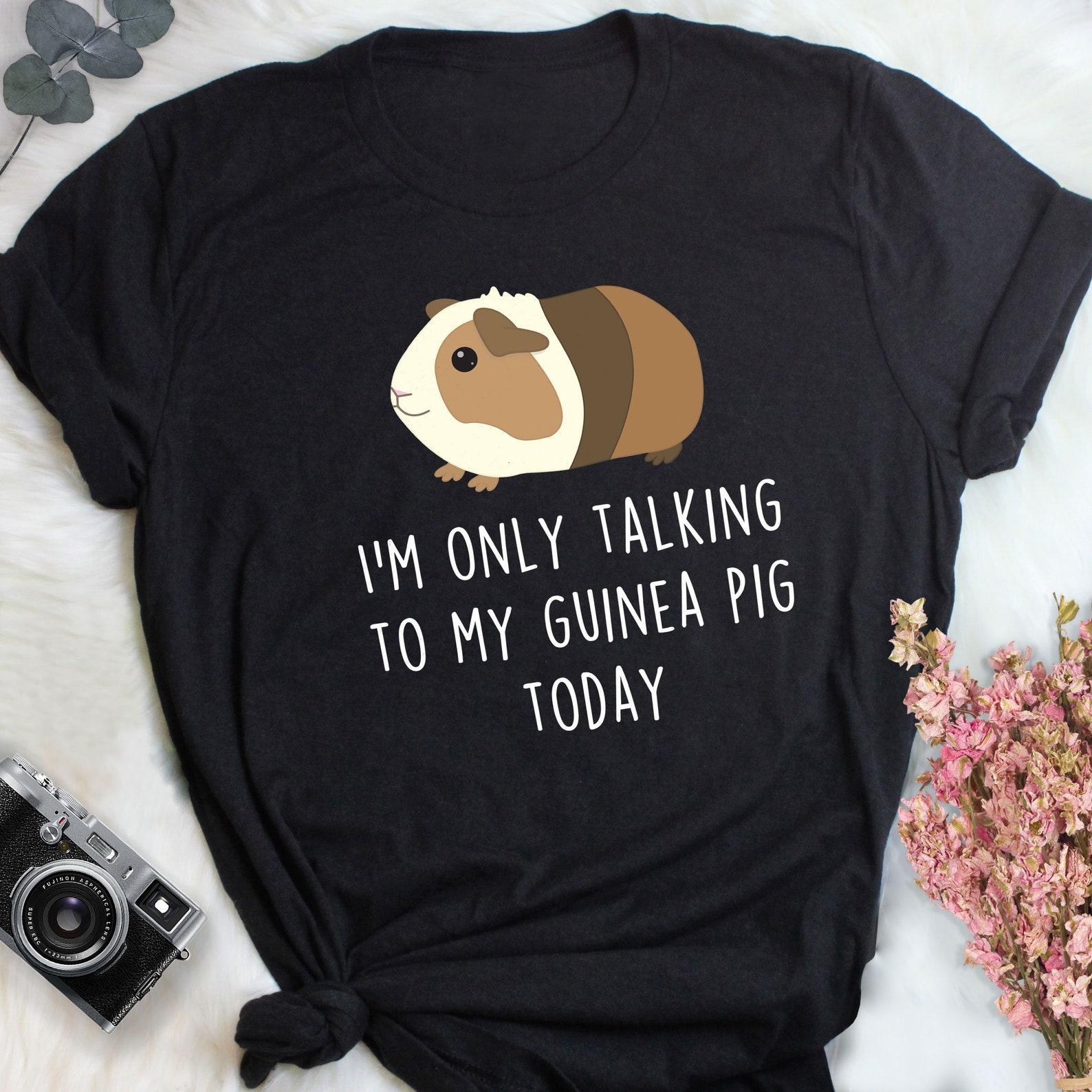 Guinea Pig Shirt, , Funny Guinea Pig Lover Gift, Cute Brown Dutch Cavy T-shirt, Pet Cavies Tshirt, Rodent Pocket Pet Mom Dad 120