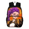 Hunter Witches Kpop Backpack With Oxford Fabric And Breathable Cushion Straps For School Students