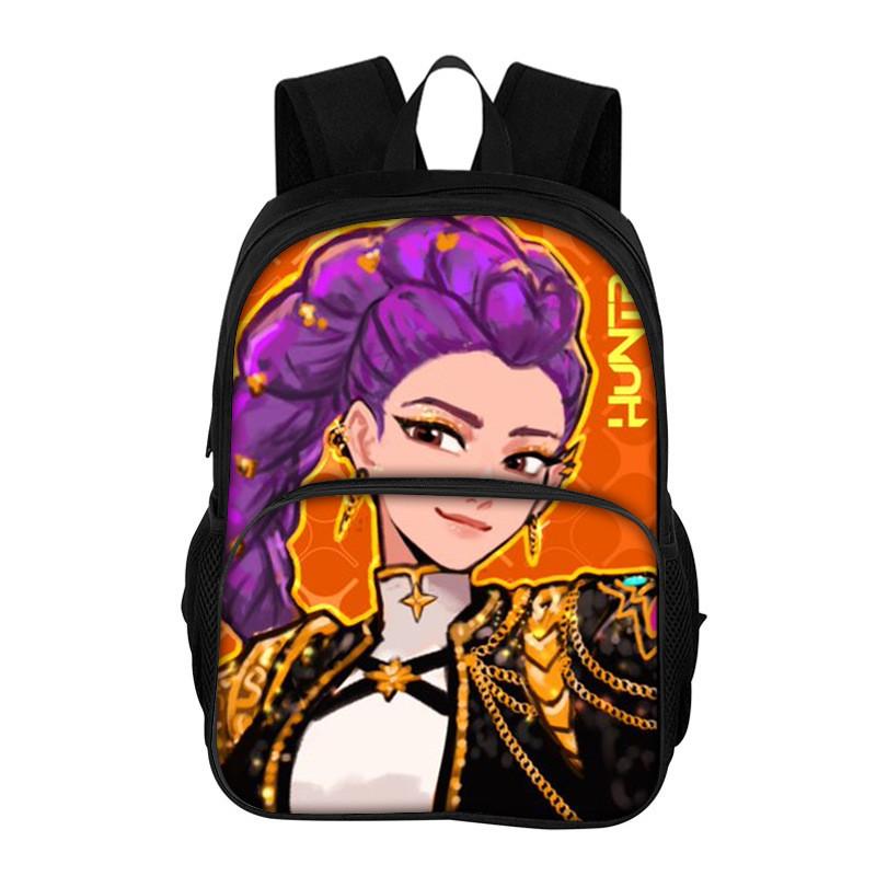 Hunter Witches Kpop Backpack With Oxford Fabric And Breathable Cushion Straps For School Students