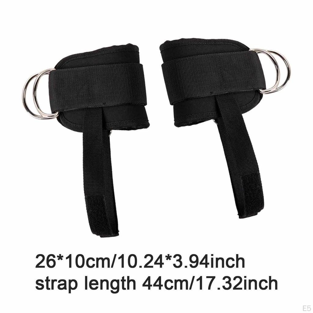 2 Pieces Ankle Cuff Lower Body Exercises Kickback Strap