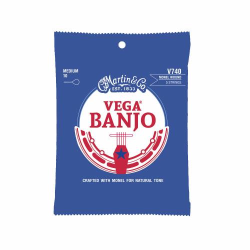 

Martin Vega Banjo Strings Monel V740 Medium (Monel)