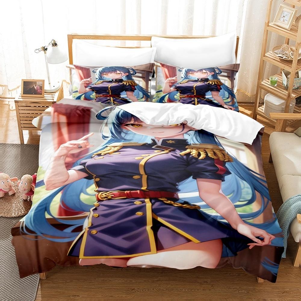 3D Anime Chained Soldier Bedding Set Single Twin Full Queen King Size Bed Set Adult Kid Bedroom Duvet Cover Sets Home Textiles