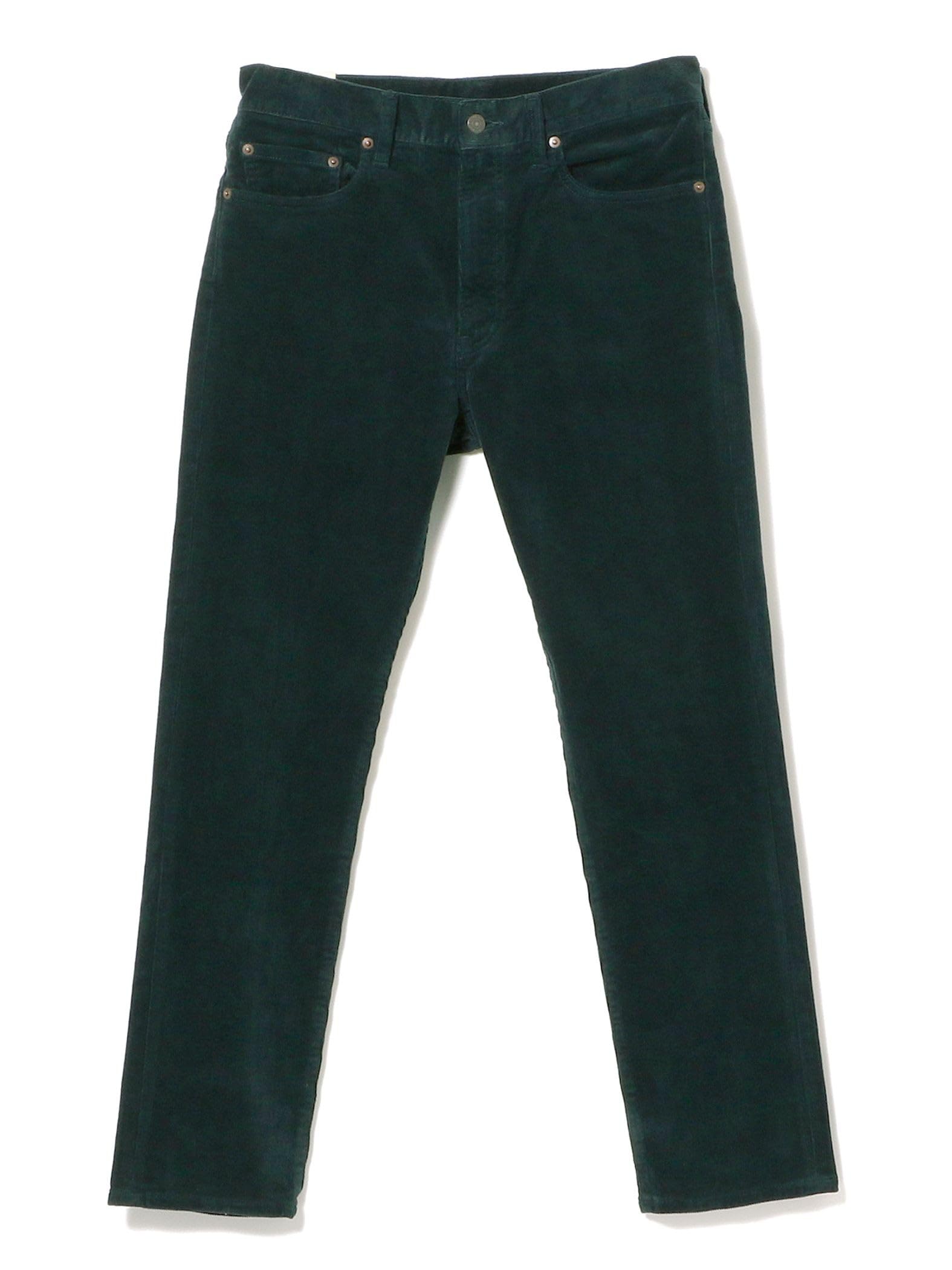 

100 Джинсы зауженные вельветовые брюки для мужчин M 38210005791 [Шедевры Beams] [Beams Plus] 5 карманов DEEP_BLUE