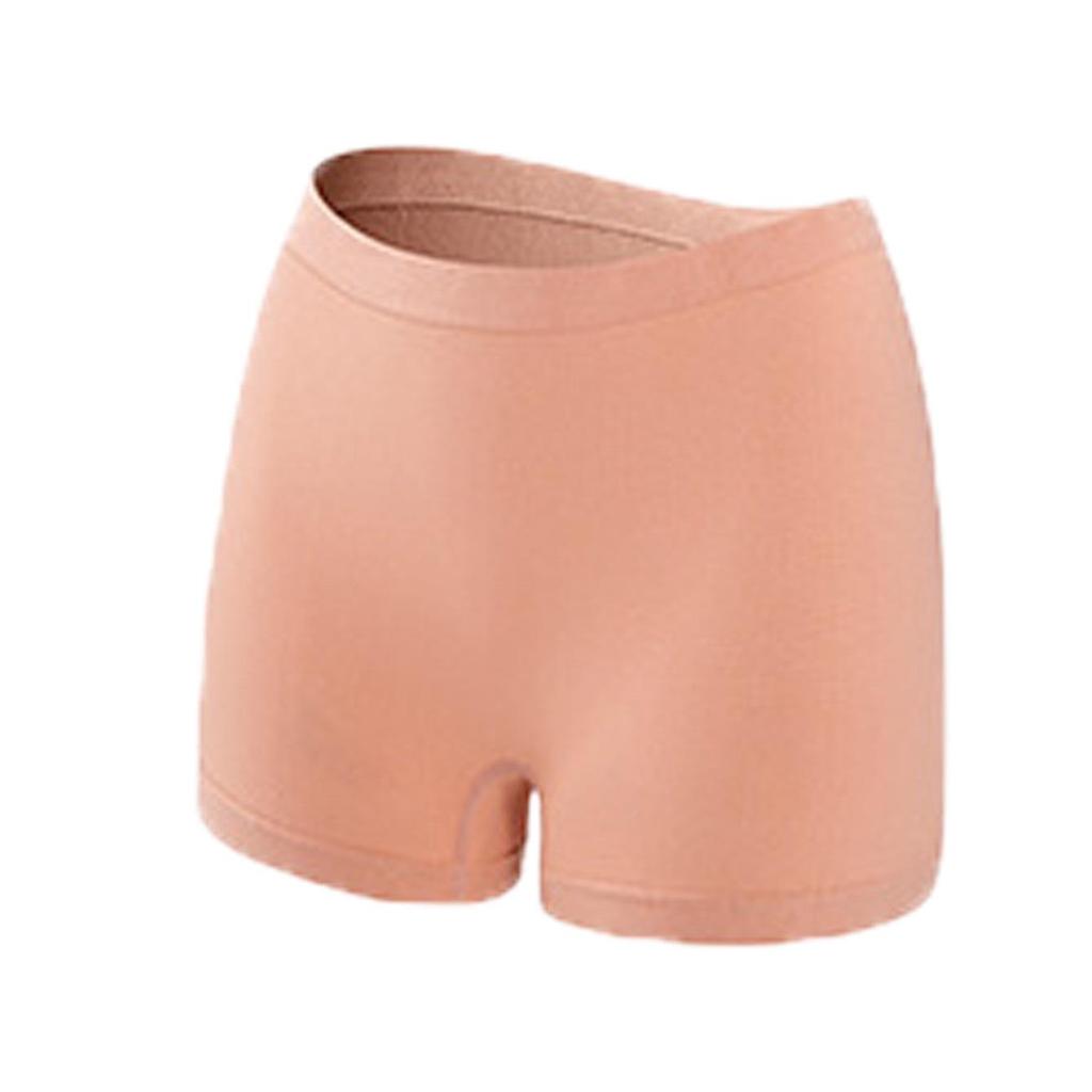 Seamless Mid-Waist Boxer Briefs: Super Comfortable, Solid Color, Sports Essential