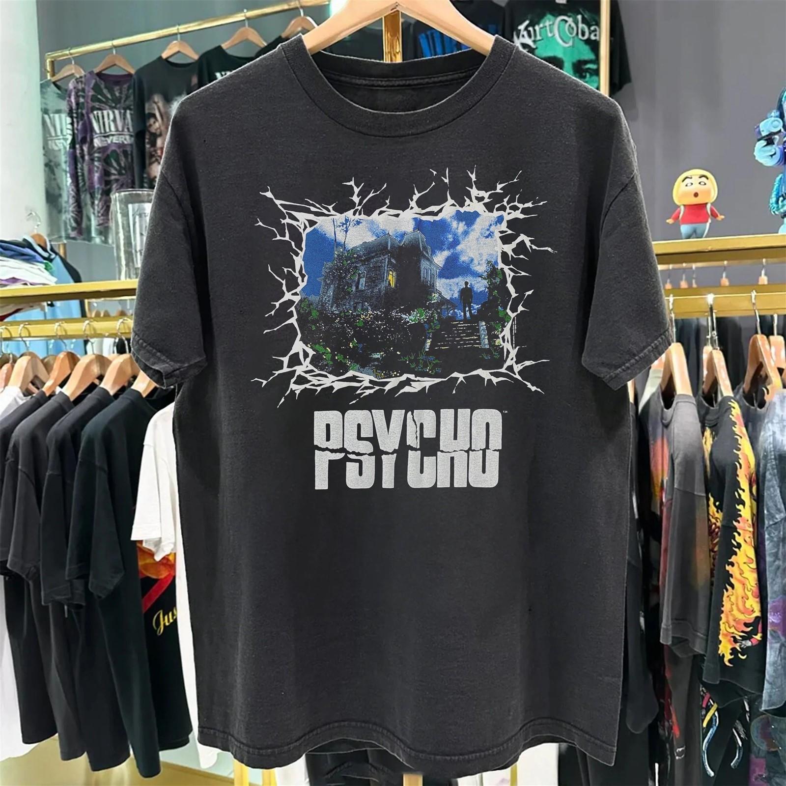 90s Psycho Movie Classic T-Shirt Black S M