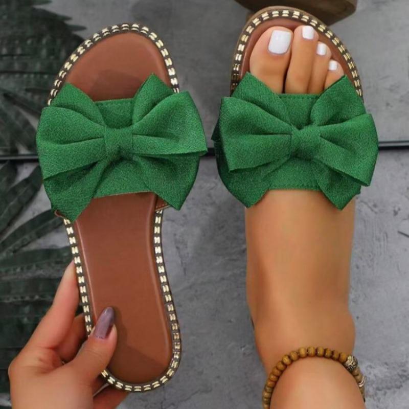 Large-sized Shoes Flat-bottomed Flip-flops and Flip-flops Devotion