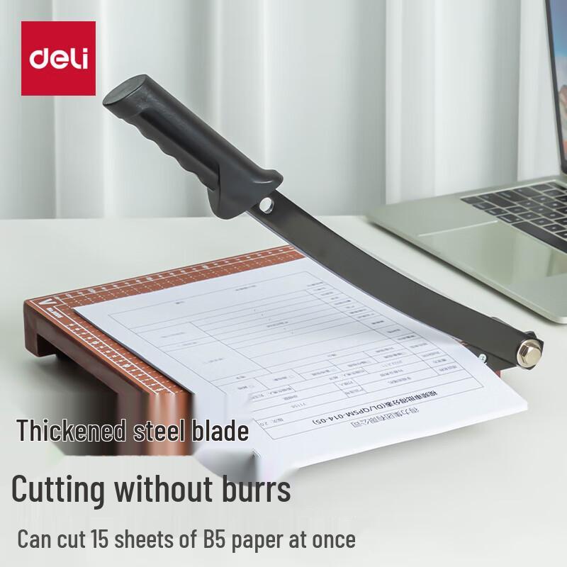 Deli 8005 Wooden Paper Cutter