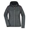James and Nicholson Womens/Ladies Knitted Hybrid Jacket