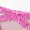 CINOON Perizoma Sexy Trasparente da Donna Basso con Bordi in Pizzo Fiocco Mutandine Ultra-Sottili Traspiranti Dolci & Seducenti Biancheria Intima Quotidiana