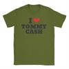 Men T-Shirt Eurovisions Estonia 2025 Casual 100% Cotton Tees Short Sleeve I Love Tommy Cash T Shirts Crew Neck Tops