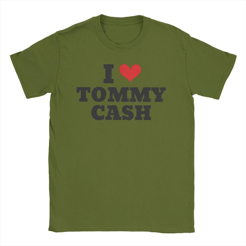 Men T-Shirt Eurovisions Estonia 2025 Casual 100% Cotton Tees Short Sleeve I Love Tommy Cash T Shirts Crew Neck Tops