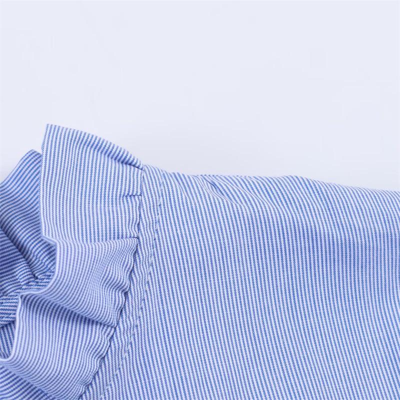 European Style 2026 Spring Stand Collar Long-Sleeve Layered Poplin Shirt