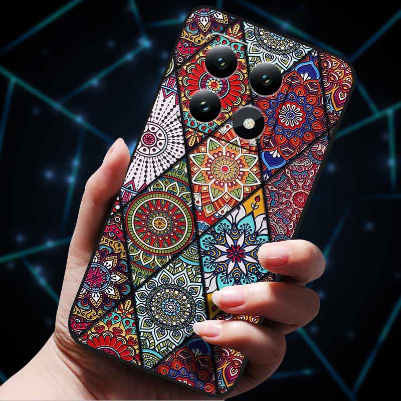3D Flowers Emboss Fundas For Xiaomi 14T Pro 5G Case Soft Silicone Phone Cases for Xiaomi 14T 5G Back Covers Shell Mi 14T Pro Bag
