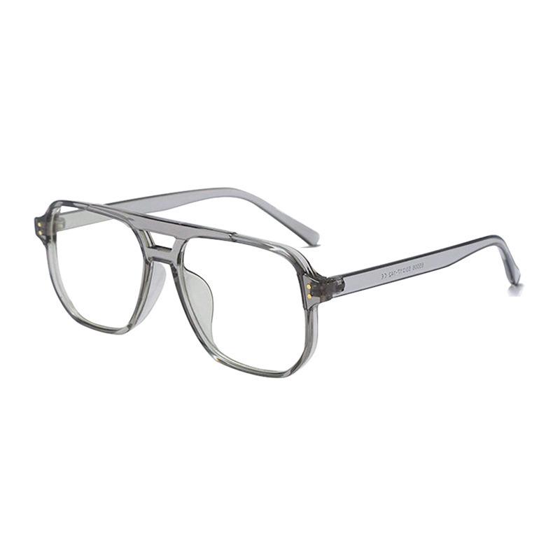 Punk Square Frame Sunglasses Anti-UV Beach Eye Protection Black Shades Glasses Travel Accessories Retro Sunglasses For Women Men