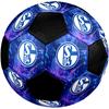 SIZE 5 FC Schalke 04 Soccer Ball Colorful All Ages Machine Stitched PVC Competition Ready Durable High-Bounce