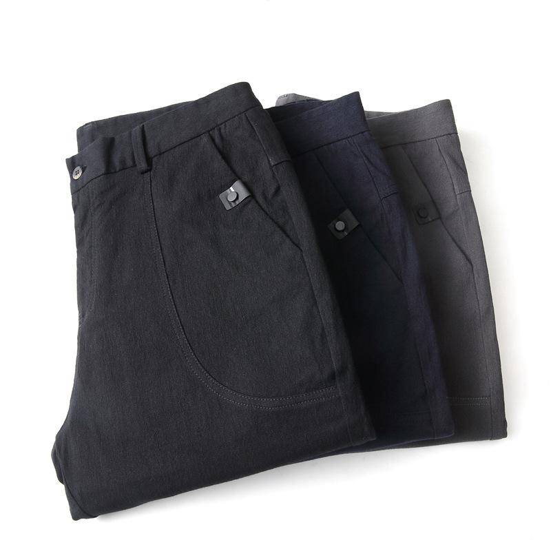 Men's casual pants summer thin trendy brand loose straight pants new men's elastic breathable sports pants