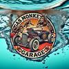 Metal Tin Sign Vintage Gas Monkey Garage Automotive Wall Decor 8x8 Inch Retro Home Pub Bar Cave