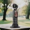 For DJI Osmo Pocket 4 / 3 PULUZ Adhesive Type Silicone Dock Desktop Base Bracket (Black)