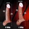 Adult Goods Cock Sleeve Dick Sleeve for Men Silicone Reusable Delay Ejaculation Penis Sleeve for Men Cock Ring Sex Toys