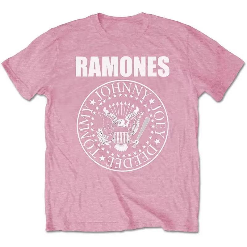 Hot Sale Punk Rock Band Ramones Graphic Print TShirt Unisex Unisex Summer New Tee Streetwear Style Cotton Solf Casual Oversized Top