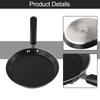 Crepe Pan Frying Pan Healthy Marble Coated Metal Pancake Maker For Gas And Induction Cooker Anti-scalding Handle