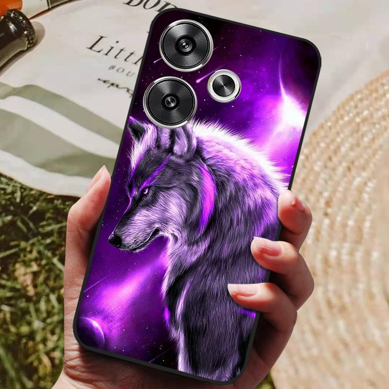 For Xiaomi POCO F6 Case POCOF6 Luxury Phone Silicon Back Cover For Xiaomi POCO F6 Cases  F 6 Protective Shockproof Shell Capas