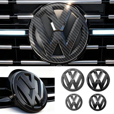 XJBRL1 Car Logo Front Grille Rear Trunk Decoration Sticker Accessories For VW GTI Golf MK6 MK7 Polo Passat CC Tiguan T-ROC Jetta Arteon