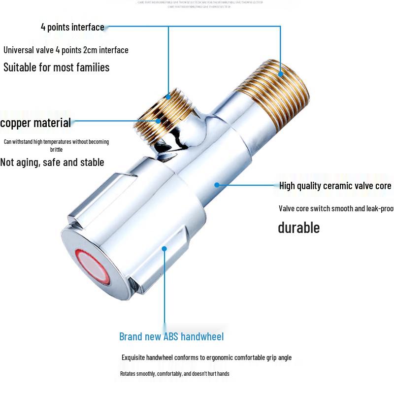 Copper Hot & Cold Water Angle Valve