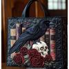 TEMU Womens Fashion Printed Tote Shoulder Bag 600D Oxford Cloth