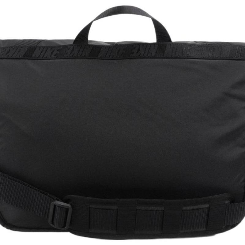 Nike Fabric Messenger Bag, Shoulder Bag, Crossbody Bag Regular Unisex Black Gray Casual DB0498-010